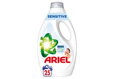 Veļas mazgāšanas līdzeklis ARIEL Sensitive 25m.r. 1,125L