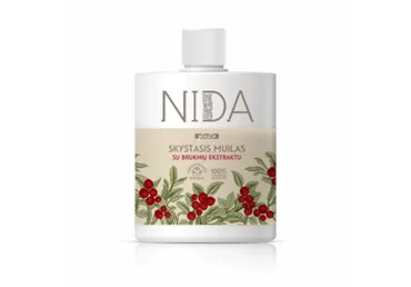 Skystasis muilas NIDA su bruknių ekstraktu, papildymas, 500 ml
