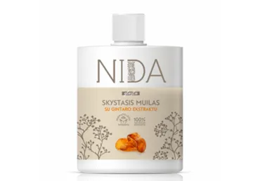 Skystasis muilas NIDA su gintaro ekstraktu, papildymas, 500 ml