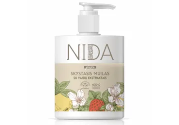 Skystasis muilas NIDA su vaisių ekstraktais, 500 ml