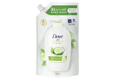 Skystojo muilo papildymas DOVE CUCUMBER, 500 ml