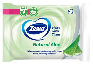 Šlapias tualetinis popierius ZEWA ALOE VERA, 42 vnt.