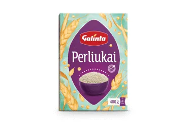 Šlifuotos perlinės kruopos (perliukai) GALINTA, 400 g