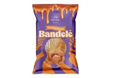 Sluoksniuota bandelė su karameliniu įdaru, 70 g