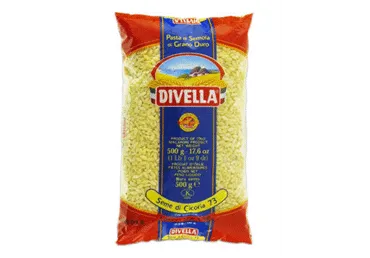 Smulkūs makaronai DIVELLA SEME DI CICORIA Nr. 73 (kruopytės), 500 g