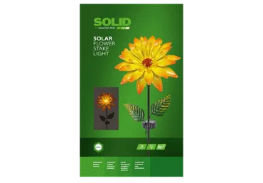 Sodo šviestuvas - gėle SOLID