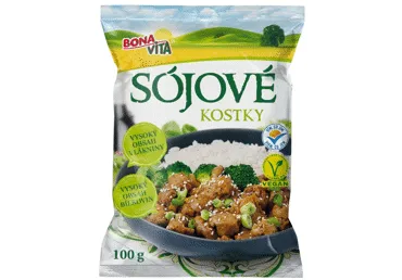 Sojų kubeliai BONA VITA, 100 g