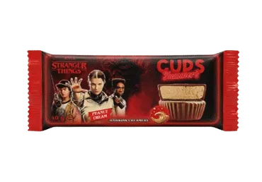 Šokolad. krepšeliai STRANGER THINGS, žemės riešutų sk, 40 g