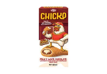 Šokoladinė kulšelė, įdaryta šokoladu, 50 g