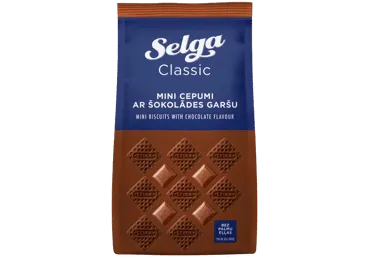 Cepumi Mini SELGA ar šokolādes garšu 250g