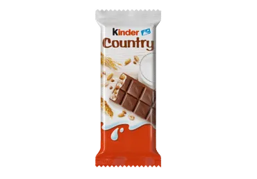 Šokoladinis batonėlis su javainiais KINDER COUNTRY, 24 g