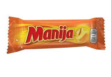 Šokoladinis batonėlis su žemės riešutais MANIJA, 49 g