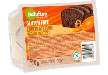 Šokoladinis keksas BALVITEN su apelsinų žievelėmis be glitimo, 220 g
