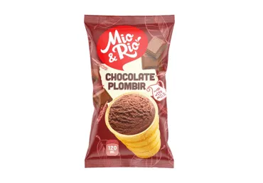 Šokoladinis plombyras MIO & RIO su šokolado gabaliukais, 65 g
