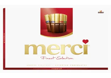 Konfekšu kārba MERCI Asorti 400g