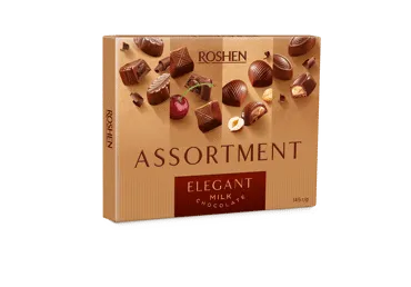 Šokoladinių saldainių rinkinys ROSHEN ASSORTMENT ELEGANT, 145 g