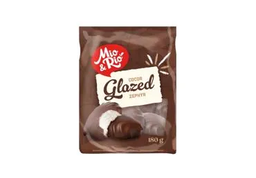 Šokoladu aplieti zefyrai MIO&RIO, vanilės skonio, 180 g