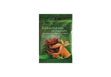 Šonkauliukų prieskoniai SAUDA su medumi, 70 g