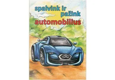 Spalvink Ir Pažink Automobilius
