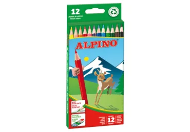 Spalvoti pieštukai ALPINO (12 vnt.), 1 vnt.