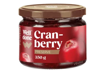 Spanguolių uogienė WELL DONE, 350 g