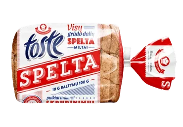 Speltų sumuštinių duona TOSTE, 360 g