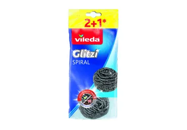 Spiraliniai šveitikliai VILEDA GLITZI INOX, 2 vnt.