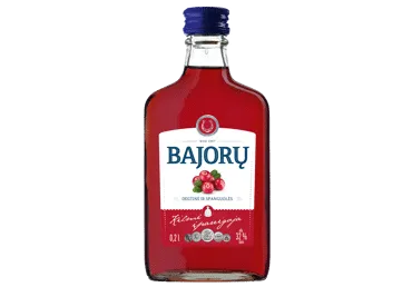 Spiritinis gėrimas BAJORŲ DEGTINĖ IR SPANGUOLĖS 32%, 200 ml