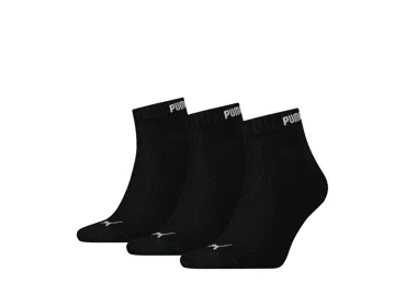 Sp.zeķes(Quarter)PUMA 3pāri 35/38 melnas