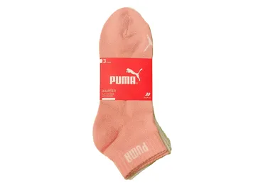 Sportės kojinės, PUMA, 35-38, rausvos sp., 3 por.
