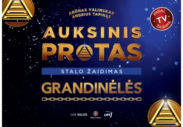 Stalo žaidimas AUKSINIS PROTAS. GRANDINĖLĖS, 1 vnt.