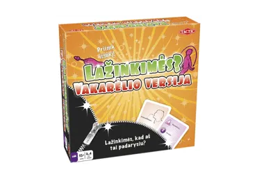 Stalo žaidimas TACTIC LAŽINKIMĖS? VAKARĖLIO VERSIJA, 1 vnt.
