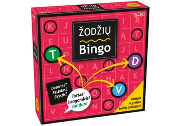 Stalo žaidimas TACTIC WORD BINGO, 1 vnt.