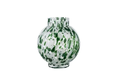 Stikla vāze ILAJA Delia Green 26x24cm