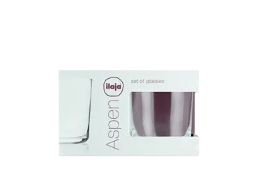 Stiklinė ILAJA Aspen  360ml, 4vnt