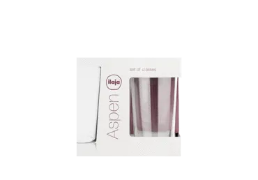 Stiklinė ILAJA Aspen  490ml, 4vnt