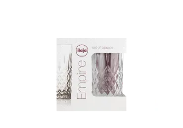 Stiklinė ILAJA Empire  350ml, 4vnt