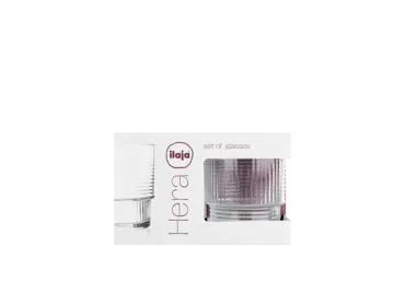 Stiklinė ILAJA Hera 320ml, 4vnt