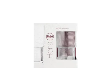 Stiklinė ILAJA Hera 400ml, 4vnt