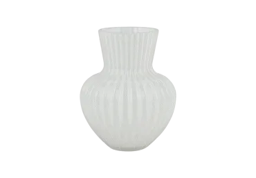 Stikla vāze ILAJA Pure White 19cm