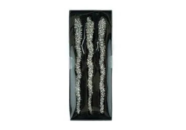 Ziemassvētku eglītes stikla rotaļlietu komplekts 3gab.