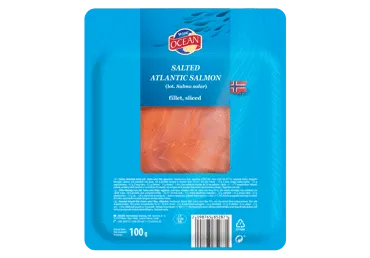 Sūdyta pjaustyta lašiša WIDE OCEAN, 100 g