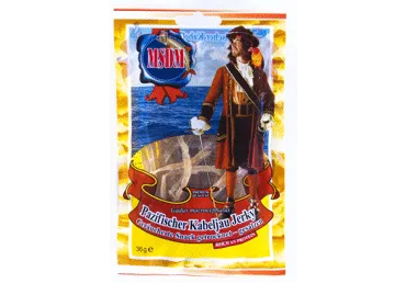 Sūdyti ir vytinti menkių griežinėliai MSDM, 36 g