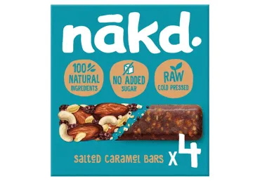 Sūdytos karamelės batonėlis NAKD, 140 g
