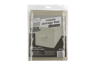 Salokāma uzglabāšanas kaste ar vāku 25x18x40cm