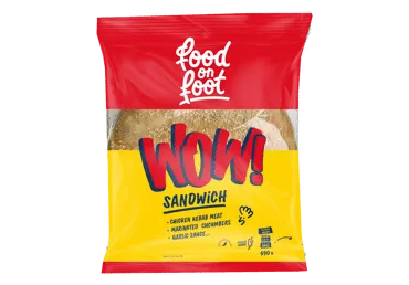 Sumuštinis WOW su vištienos kebabo mėsa, 550 g