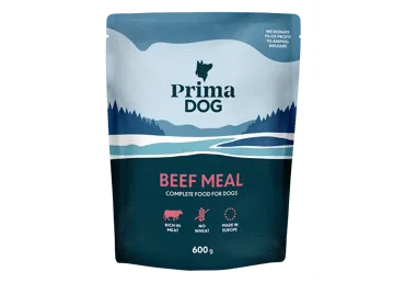 Šunų ėdalas PRIMADOG su jautiena, 600 g