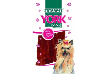 Šunų užkandis YORK FRIEND (minkštos antienos juostelės), 50 g