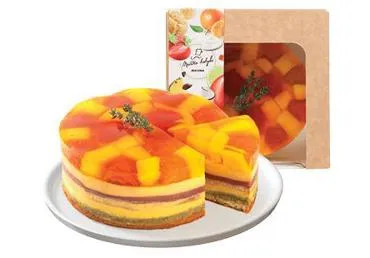 Sūrio tortas su mangais ir braškėmis, 1 kg