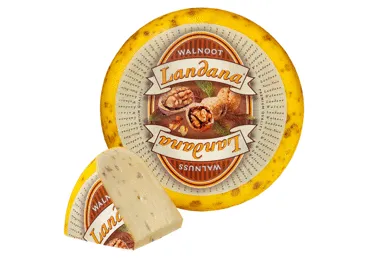 Sūris LANDANA su graikiniais riešutais, 50 % rieb. s. m., 1 kg